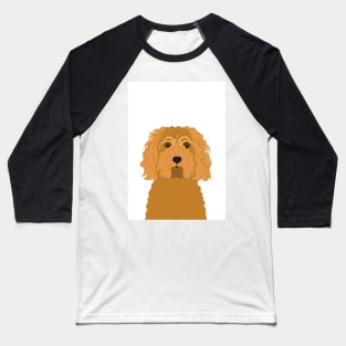 Cute Cockapoo Portrait Baseball T-Shirt